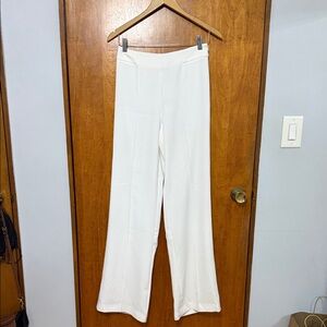 Zara White Wide Leg Women's Pants - xS